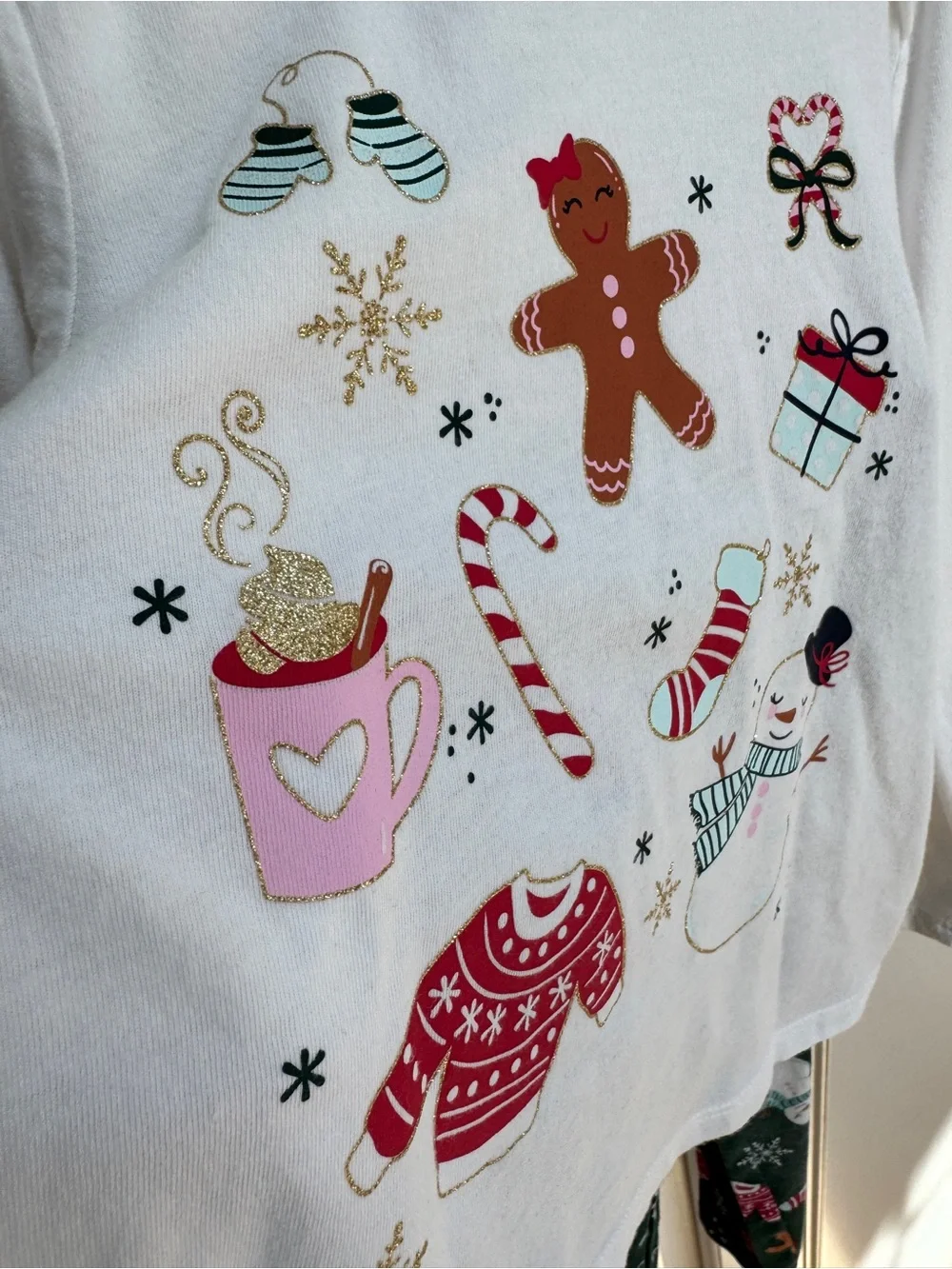The Children’s Place ~ Christmas Set ~ LS Top and Leggings ~ Girls 4T